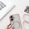 For iPhone 17 Case Compatible with MagSafe Electroplating TPU Phone Cover with Long Lanyard
