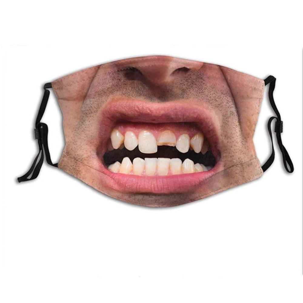 Facial Expression Funny Printed Mask Personality Party Cosplay Mask  Cycling
