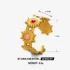 316L Stainless Steel Enameled Flower Leaf Ring for Women Colored Dripping Glaze Series Water Resistant Rings Luxury Jewelry Gift