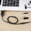 Ulyris USB-кабель для преобразования аудиосигнала USB внешняя звуковая карта USB порт полюс USB-кабель для преобразования USB в мини-джек 20 см черный 3,5 мм наушники/микрофон 3/4 (TRRS)