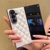 Модный Чехол Для Телефона С Алмазным Узором Для Samsung Galaxy Z Fold 7 6 5 5G Однотонный ПК Защитная Задняя Крышка Складывающаяся Крышка Fold7