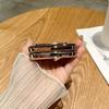 Для Samsung Galaxy Z Flip5 5G Твердый ПК чехол для телефона с блестками и кольцом-подставкой