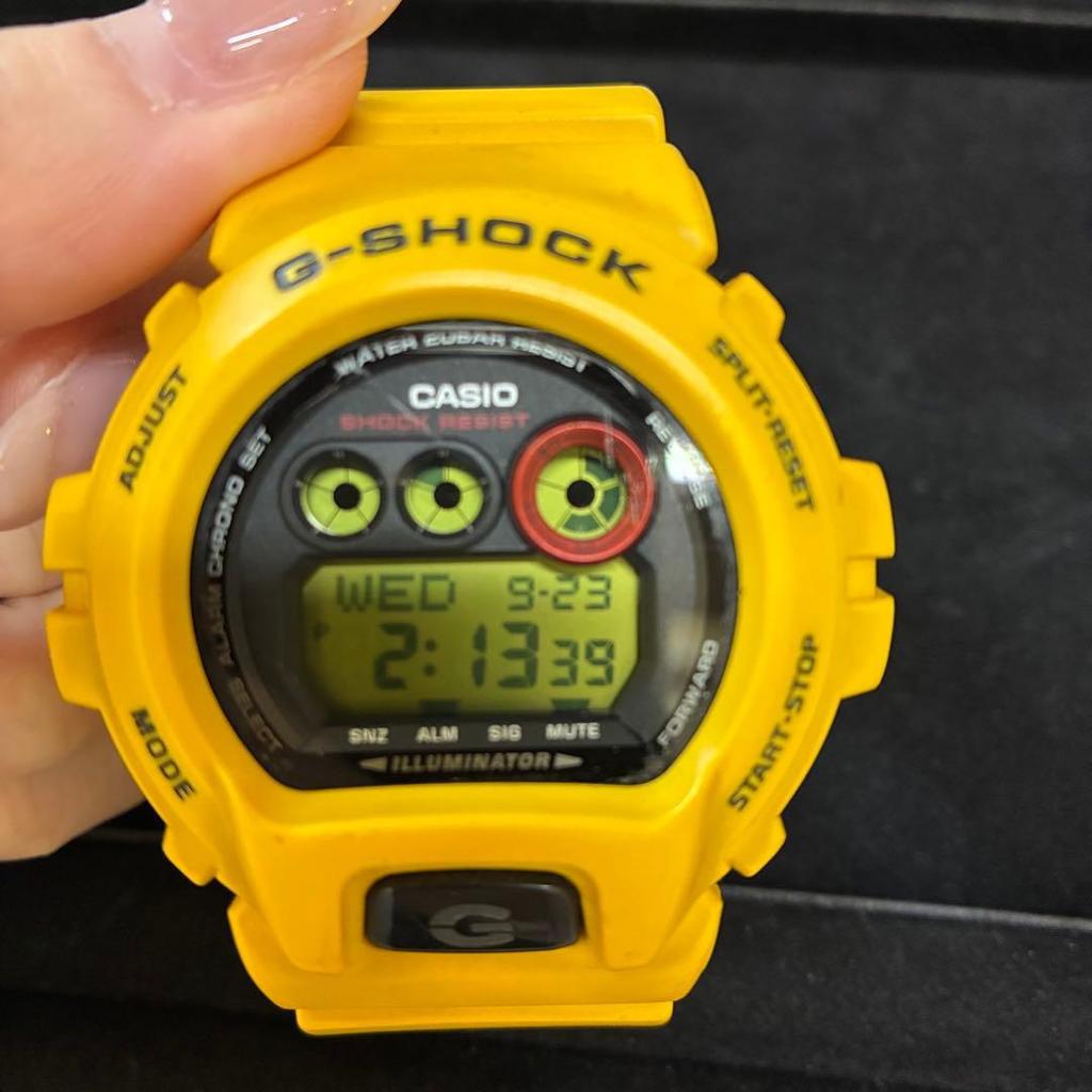 Used CASIO G-SHOCK 30th Anniversary Model Yellow Men's Watch