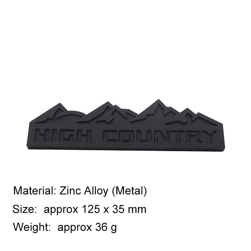 3D ВЫСОКОГОРНЫЙ Снежная гора Для внедорожника SUV Капот Крыло багажник Задняя наклейка Эмблема Значок Стикер