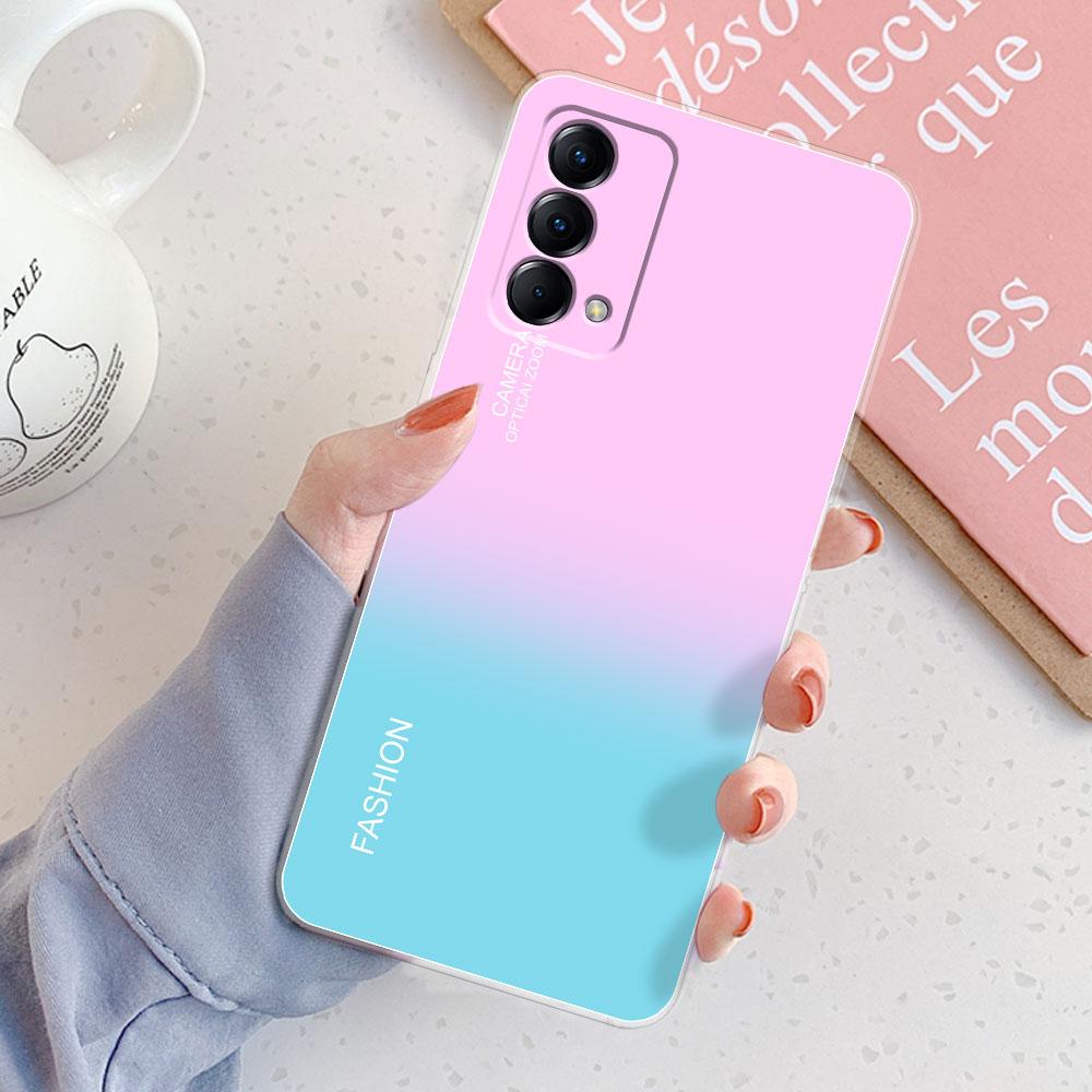 Чехол-накладка для Realme GT Master Edition Стильная Девушка Мраморный Силиконовый Прозрачный Защитный Чехол для Телефона Для OPPO Realme GT Master 6.43''