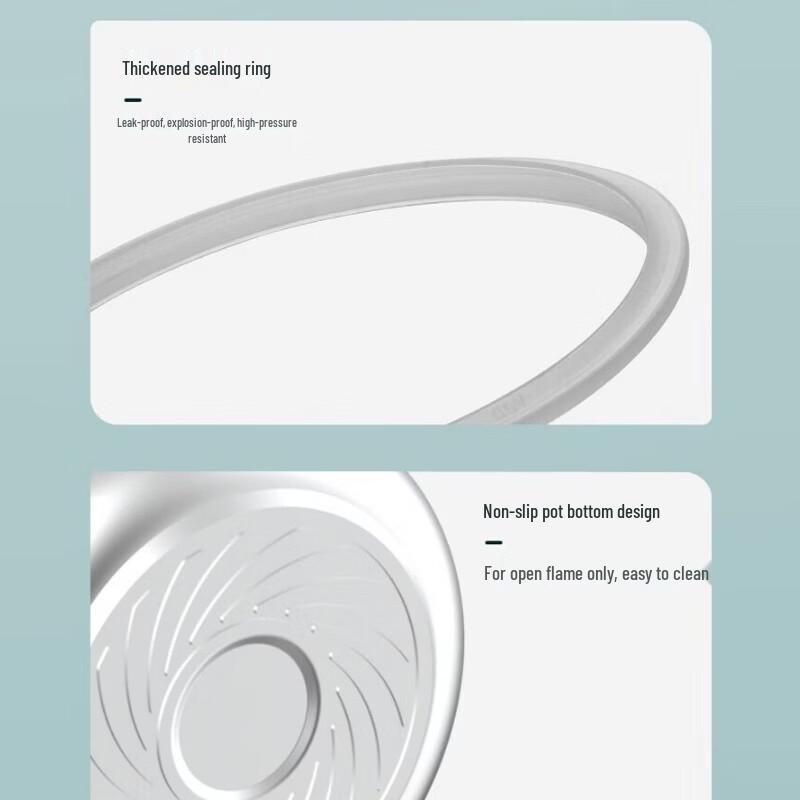 ASD 4.6L Aluminum Pressure Cooker