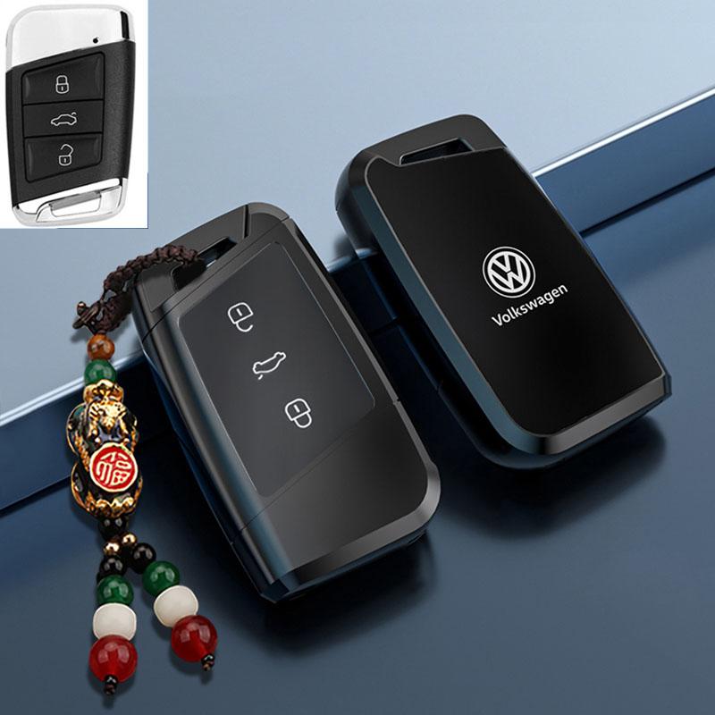 Для VOLKSWAGEN Новый Чехол-Оболочка из Кожи и Цинкового Сплава для Автомобильного Ключа Для VW Volkswagen Magotan Passat B8 Skoda Superb Kodiaq A7 Автомобильный Ключ