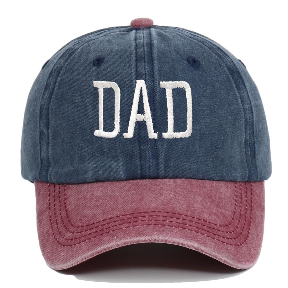 2pcs/set Washed Cotton Couple Mom Dad Baseball Cap Adjustable Sun Hat Vintage Dad Hat For Man Women
