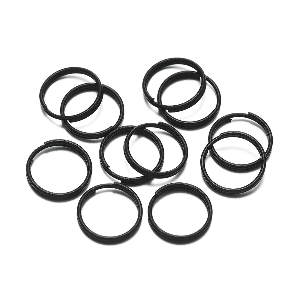 200pcs/lot 8mm 10mm Colorful Open Jump Rings Findings Double Circle Loop Jump Ring Connector For DIY Jewelry Making
