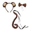 Animal Ears and Tail Set Costume for Masquerade Themed Party Birthday