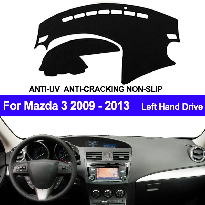 TAIJS Накладка на панель приборов автомобиля для Mazda 3 M3 BL 2009 2010 2011 2012 2013 Автомобильный коврик на панель приборов Коврик-подложка на панель приборов Противо-УФ Противоскользящий