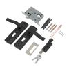 Door Handle Lock Manganese Steel Silent Bearing Universal Door Lever Lock Set with Keys for Home