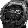 CASIO Стандартные цифровые часы с металлическим циферблатом полностью черные Overseas Модель [Casio] Мужские MWD-110HB-1BV [Товар]