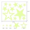 Glowing Wall Stickers, 437 Pieces with Glowing Stars, Fun and Decorative for Kids' Rooms