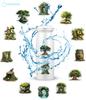 50Pcs/Set Fantasy Green Forest Series 02 PET Stickers Waterproof DIY Fashion Doodle Decals Stickers