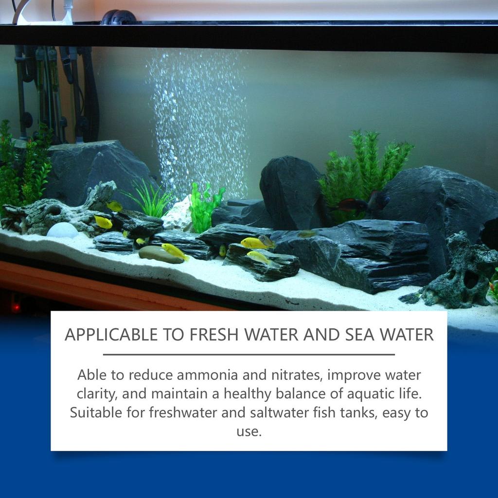 Fish Tank Water Clarifier Cleans Fish Tank Stains And Sludge To Make The Water Clear And Control Growth 100ml