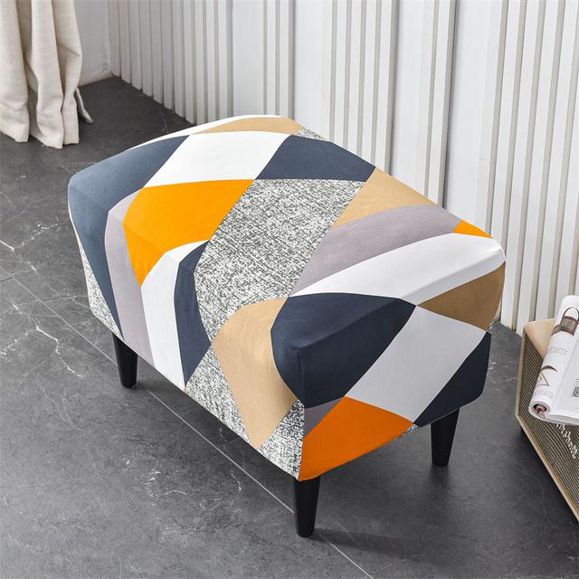 Эластичный чехол на стул из спандекса с цветочным принтом, эластичный чехол на кресло, съемный чехол для одного дивана с чехлами на подушки сиденья