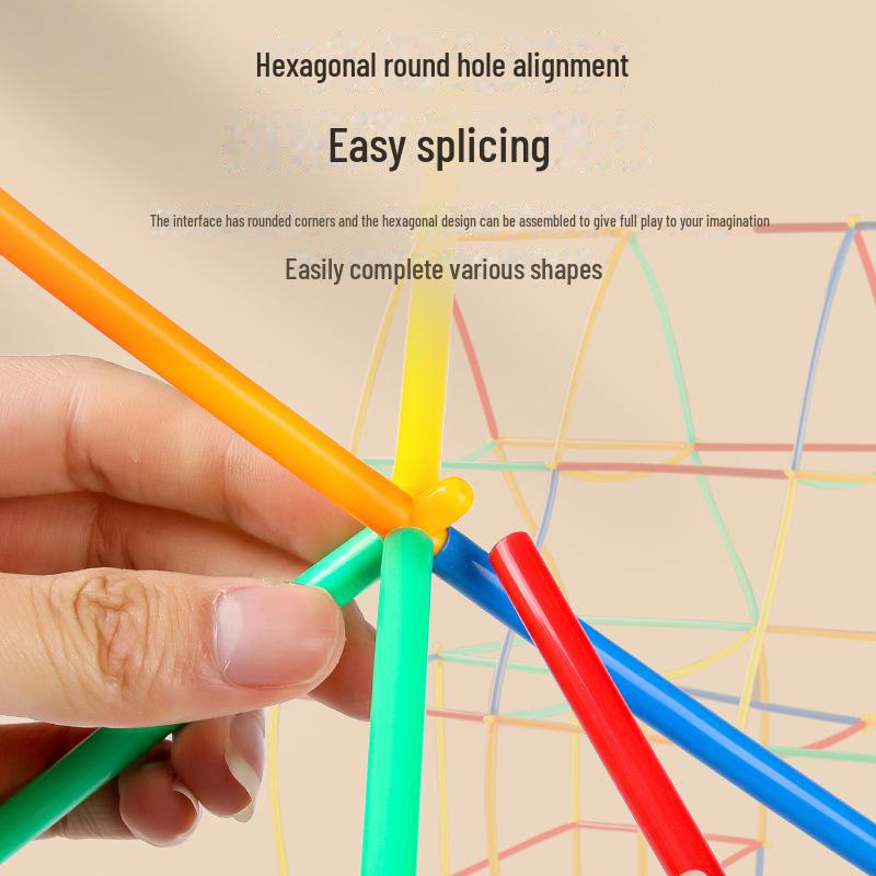 Детские мягкие соломенные строительные блоки - развивающие игрушки для детского сада