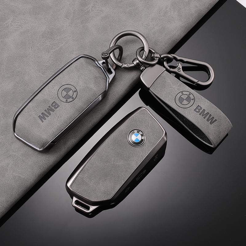 hpxdw5 TPU Car Key Cover Case Shell for BMW X1 U11 X7 X5 G05 LCI I7 IX XM Series 7 740Li U06 G81 M3 2023 2024 Keychain Bag Accessories