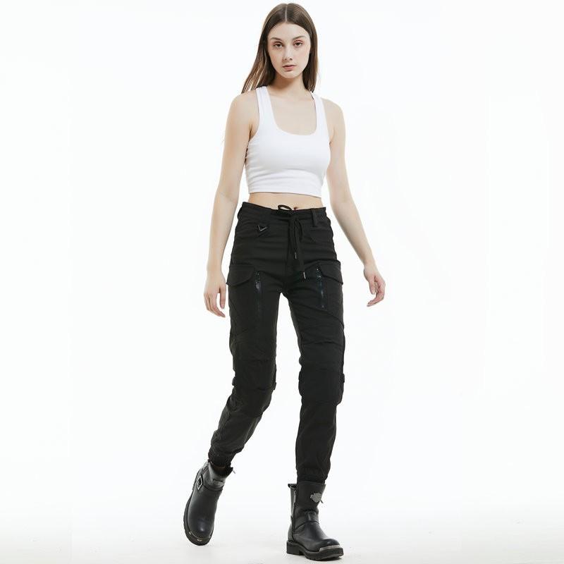 Womens All-Season Motorcycle Riding Pants Waterproof Windproof Breathable Tapered Fit Street Touring Commuting