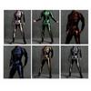 Men Women 3D Colorful Skeleton Bodysuit Cyber Punk Jumpsuit Halloween Party Carnival Cosplay Costume Performance Romper Zentai