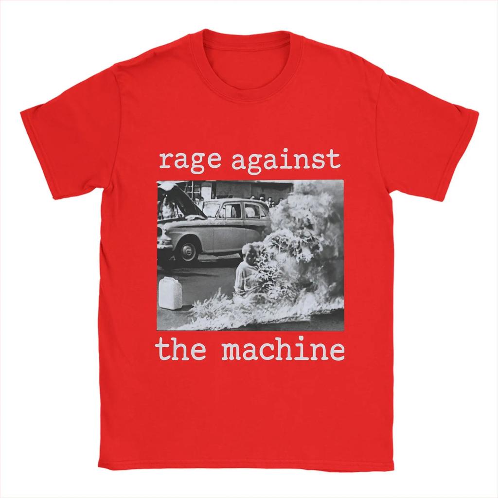 Летняя мода 2026 Модная футболка Мужчины Женщины Rage Against The Machine Футболка Хлопковые Топы Новинка Футболка с коротким рукавом и круглым вырезом Идея для подарка Футболка