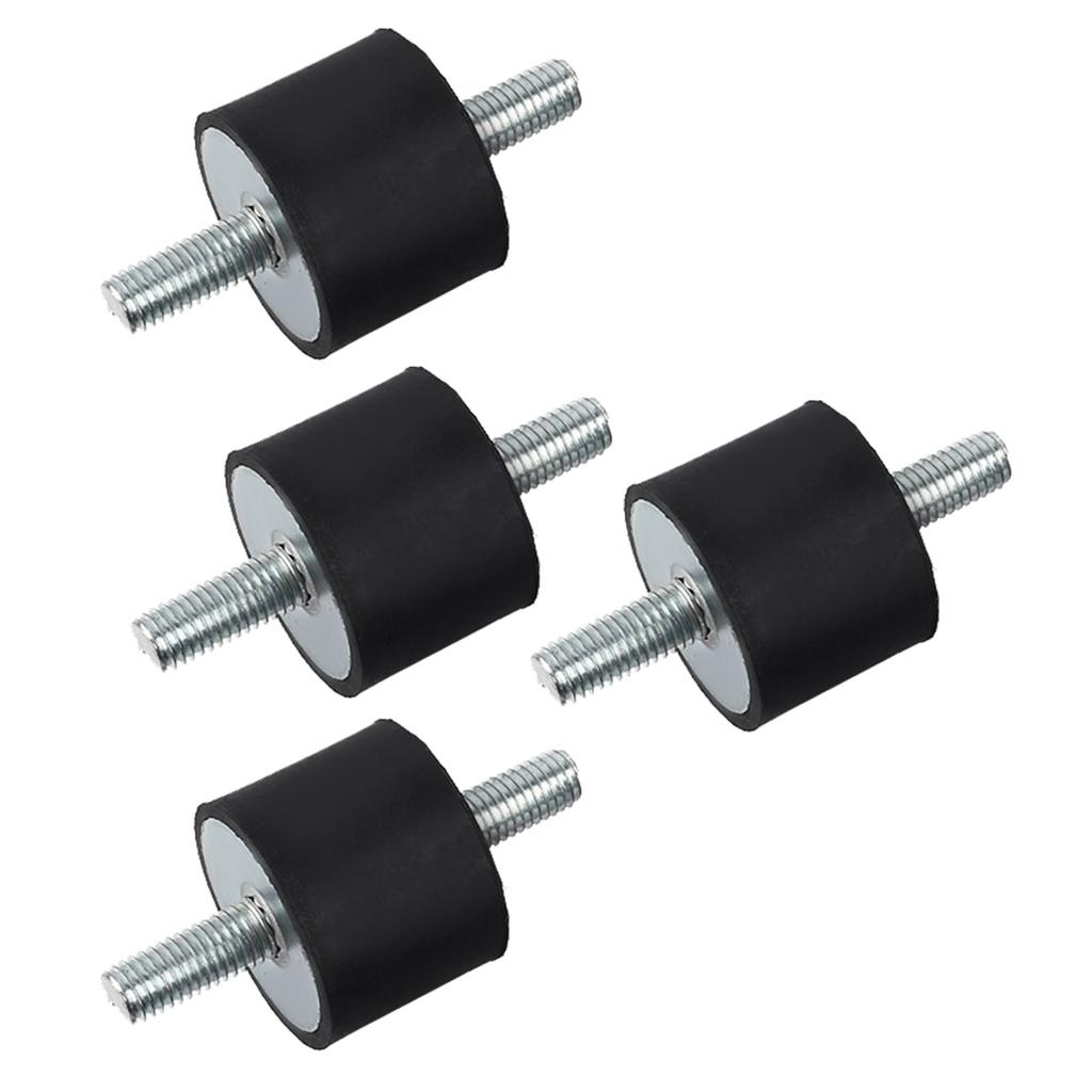 4pcs Rubber Mounts M10 40*30 Rubber Engine Mounts Rubber Anti Vibration Mounts for Compressors, Engines, Pumps, Welding Machines