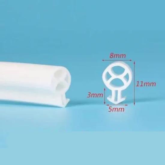 10 м O-образный уплотнитель для пластиковых стальных дверей и окон, силиконовый резиновый уплотнитель для дверей и окон, заглушка для сквозняков, полая колба, трубчатая прокладка