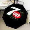 Освежающий 7-Up в жаркий день Зонт Складной зонт, автоматический зонт 8 спиц для путешествий, кемпинга Использование Подарок на Хэллоуин Рождество