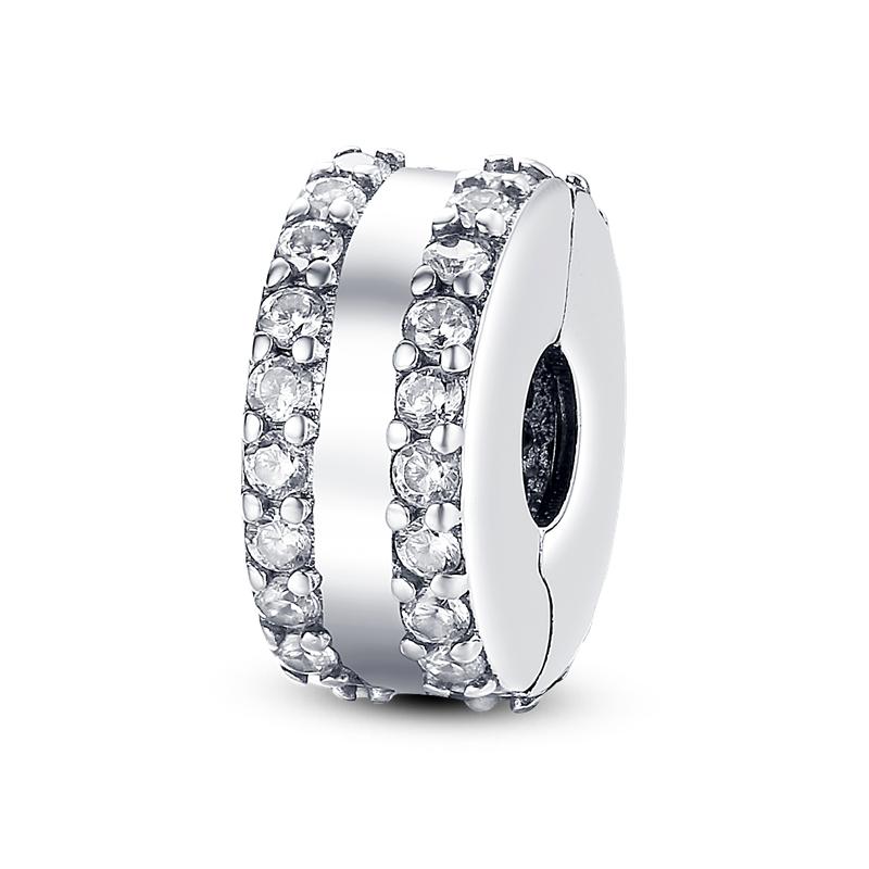 Новые бусины-подвески из стерлингового серебра 925 пробы с геометрическими линиями подходят для оригинального браслета своими руками для изготовления ожерелий с подвесками для женщин