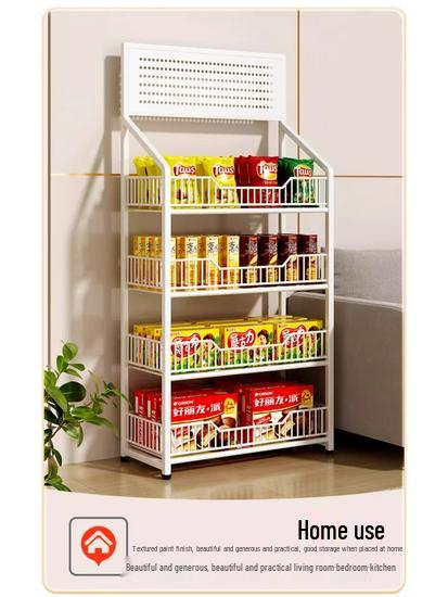 Convenience Store Multi-Layer Display Rack for Snacks, Drinks, and Toys