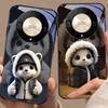 Милый маленький панда для Honor Magic 6 50 70 90 Lite X7b 200 Pro Nova 10 Nova 5T X6 P30 Pura 70 Ultra Чехол для телефона из закаленного стекла
