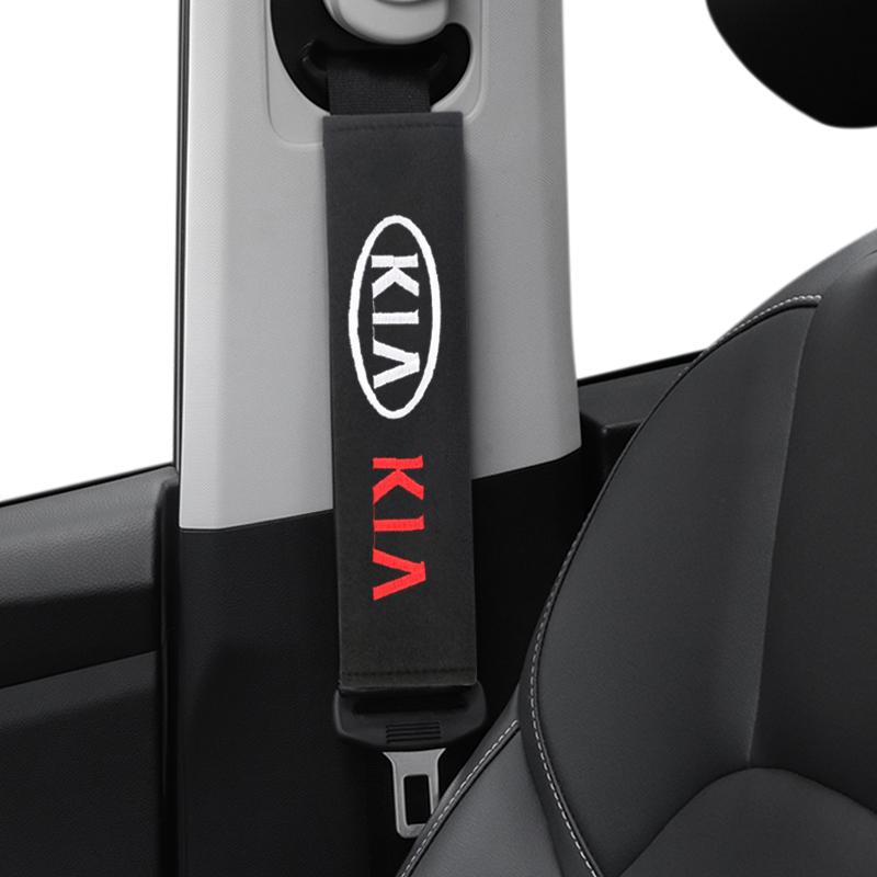 LESE9 2 шт. Для KIA Sportage Rio Ceed Picanto K5 K9 Sorento Хлопковая защитная накладка из углеродного волокна на плечо автомобиля Автоаксессуары