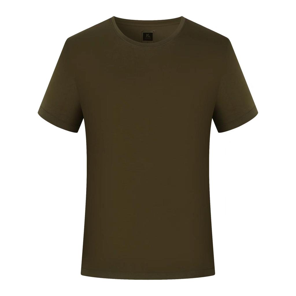 Zirunking Новинка, топы из 95% хлопка, 5% спандекса, летняя футболка для мужчин, 2023, с круглым вырезом и короткими рукавами, повседневная модная мужская одежда LAIK