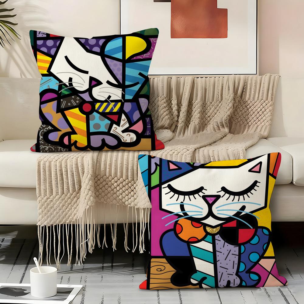 Singer Romero B-Britto Pillow Case Pillowcase, Double-Sided Printed, Sofa Cushion, Bedroom Headboard Pillow