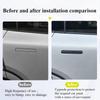 For XPENG G6 Carbon Fiber Door Handle Cover Anti-Scratch Glossy Black Exterior Styling Accessories Custom Fit Upgrade