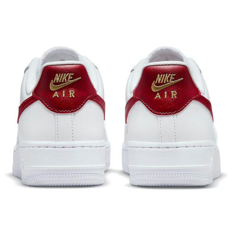 Nike Air Force 1 Essential Low Белые красные женские кроссовки CZ0270-104