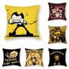 Game B-Bendy and the Ink M-Machine Pillow Case 3D Print Polyester Fiber 40*40cm Home Sofa Throw Decoration Festival Gift