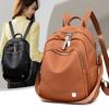 Backpack Women's Multi-functional Soft Leather Travel Backpack