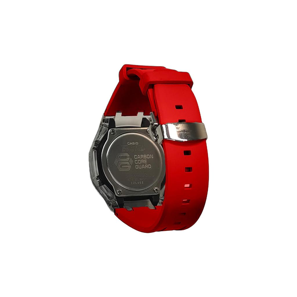 Casio Мужские часы Red Series GA-2100-4A с жидкокристаллическим и аналоговым двойным дисплеем(Watch3--
