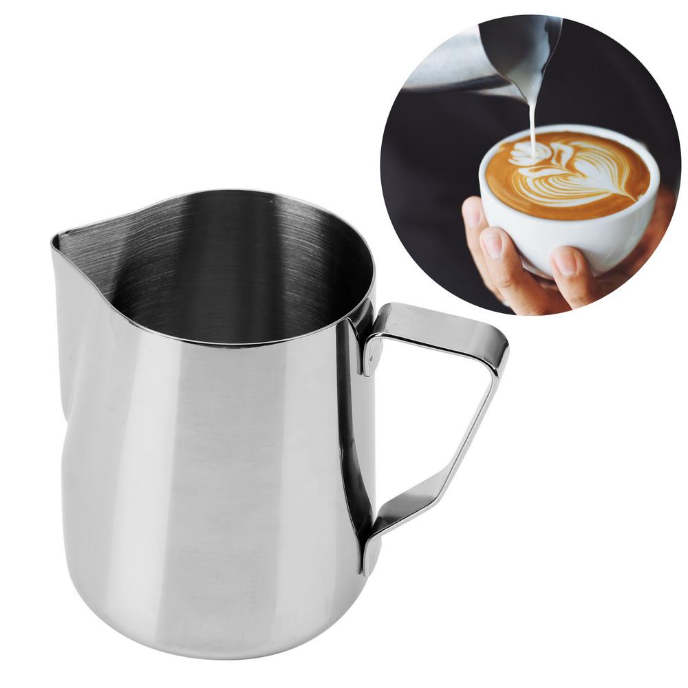 HILIFE Kitchen Tools Coffee Pitcher Barista Craft Coffee Latte Pitcher Stainless Steel Milk Frothing Jug Espresso Pull Flower Cup