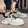 Модная осенняя мужская обувь 2024 года, новая дышащая модная спортивная обувь, мужские ботильоны на платформе, нескользящие износостойкие повседневные туфли для сноуборда