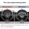 For Skoda Superb Octavia Citigo Fabia Rapid 2013 2014 2015 - 2019 Roomster Yeti Kodia Karoq Car Steering Wheel Leather Cover