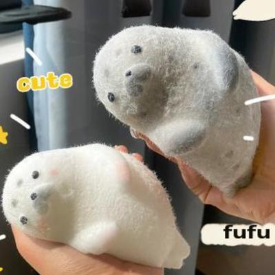 Seal And Sea Pinch Имитация Силиконового Цемента Ощущение Взрыва Xiaohongshu Популярная Игрушка Для Снятия Стресса