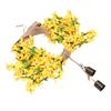 Artificial Spring Summer Wreath Vibrant Colors Handmade Decorative Floral Wreath for Front Door Porch Indoor Outdoor