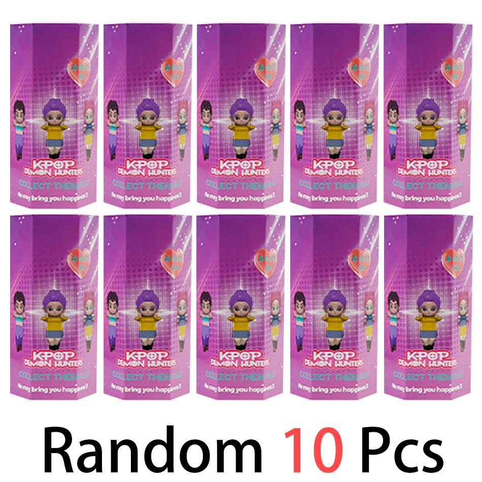 Версия Q K-pop Охотники на демонов коробка Фигурка Игрушка Derpys Tiger Rumi Mira Zoey Sussy Фигурка Кукла Фанаты Рождество день рождения Подарок