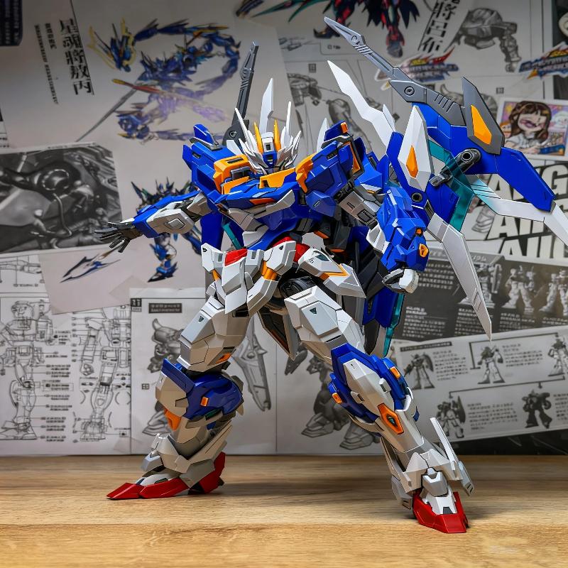 In-Stock SNAA Sovereign Series Blade Emperor 1/100 Mecha Assembly Model Kit Action Figures Desktop Decoration Surprise Gift Toys