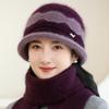 Elegant Winter Beanie for Women , Perfect for Middle-Aged & Elderly, Stretch Fit, Hand Washable,Warm Knit Winter Hat for Women