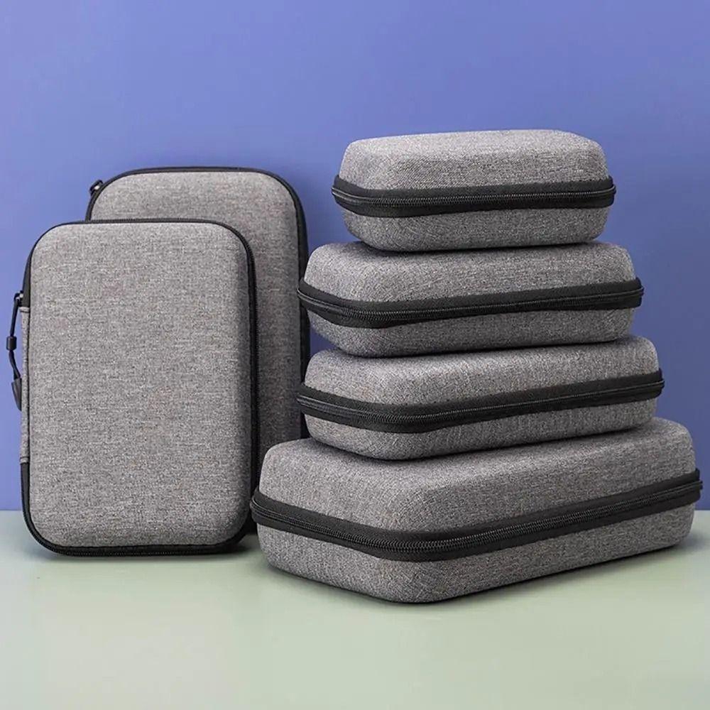 Protective Earphone Storage Bag Dust-proof Data Cable Organizer Bag Electronic Products