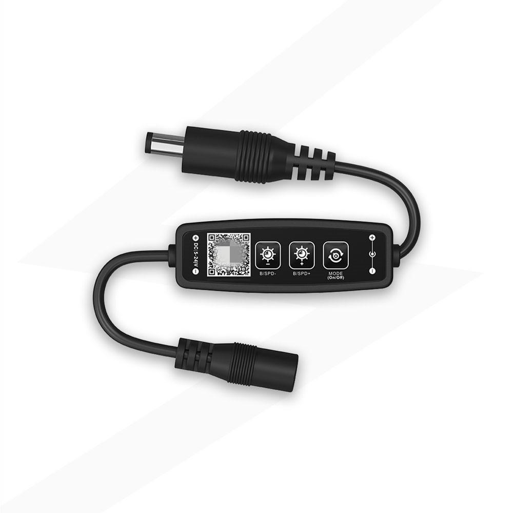 Пульт дистанционного управления Bluetooth для умной светодиодной ленты одного цвета DC5-24V